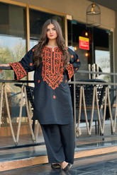 ZOUQ EMBROIDERED 2-PIECE