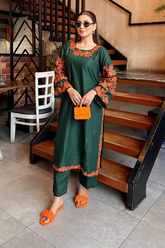 OMAL EMBROIDERED LONG LENGHT